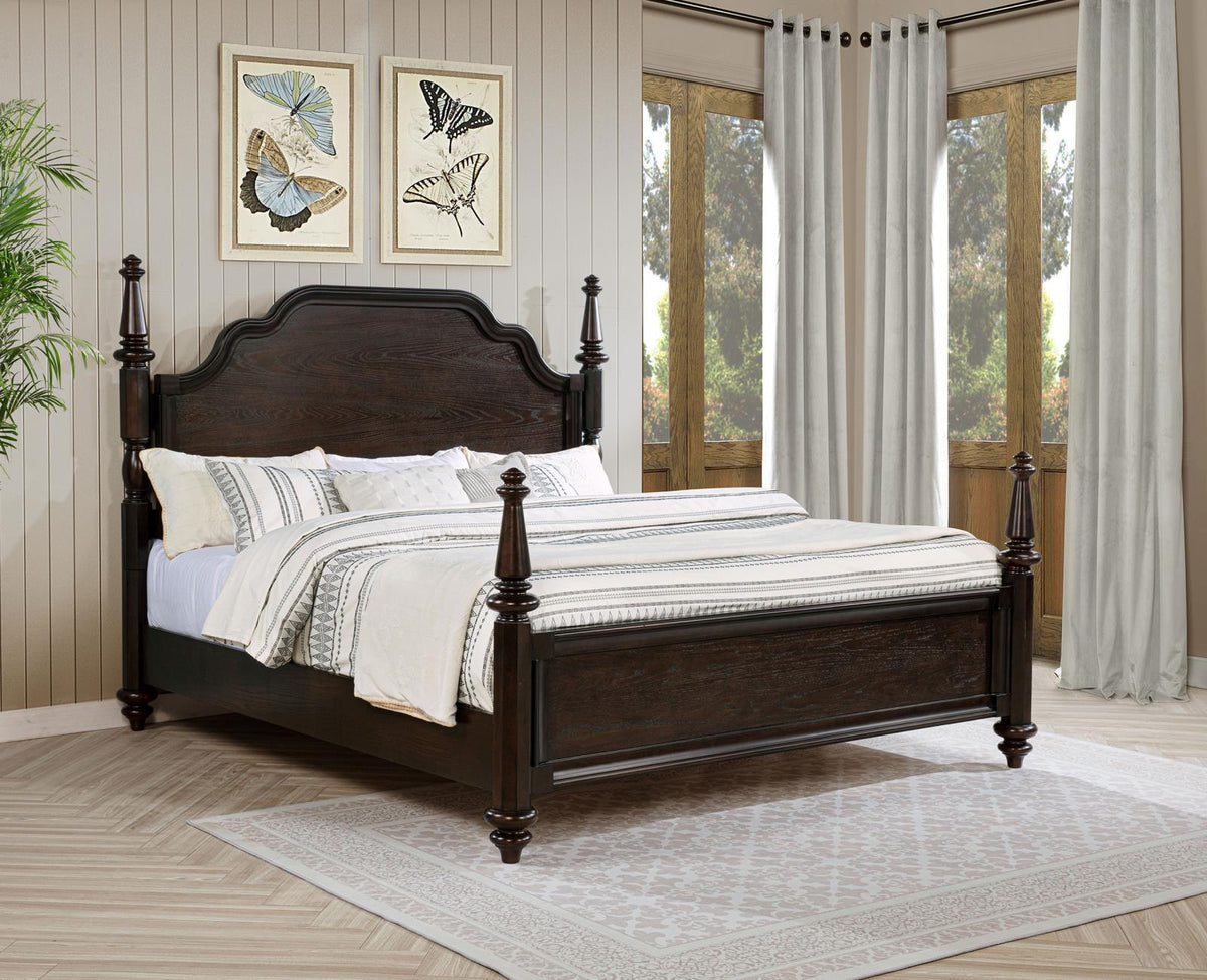 Andover Bedroom Set - Dark Oak