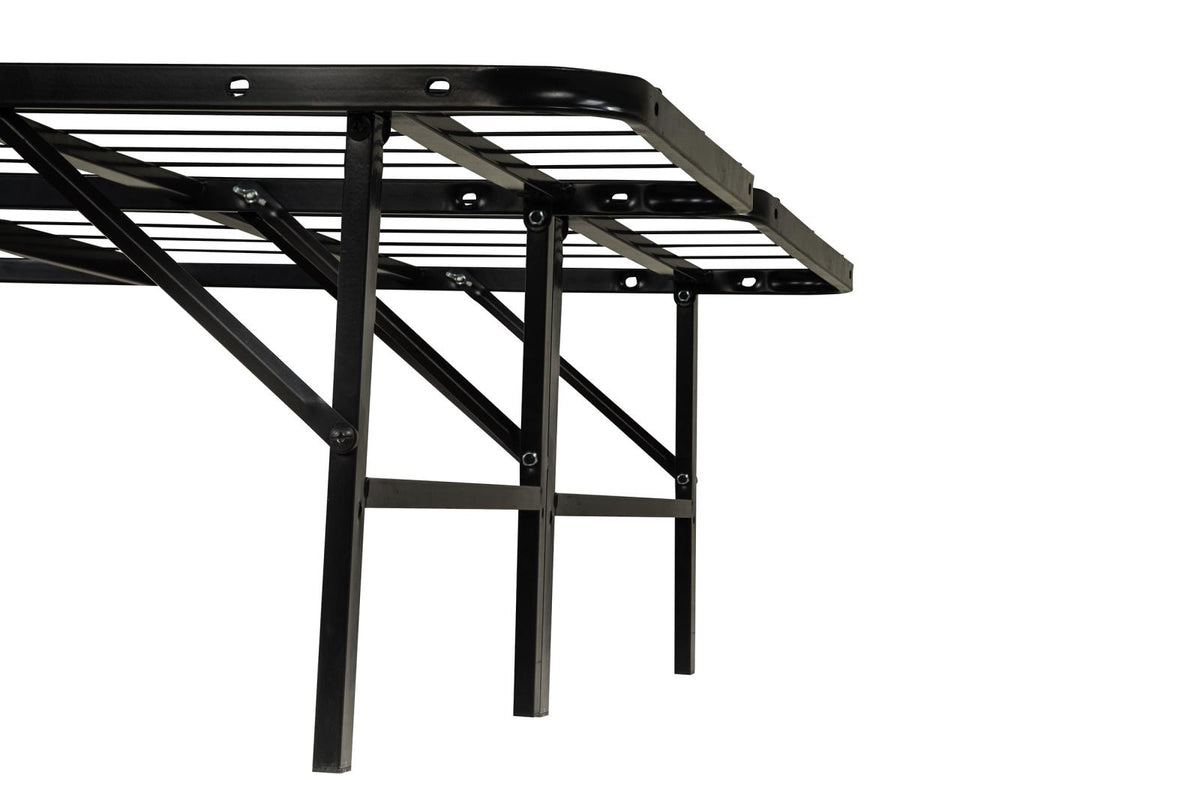 Kramer Full Folding Metal Platform Bed Frame Black