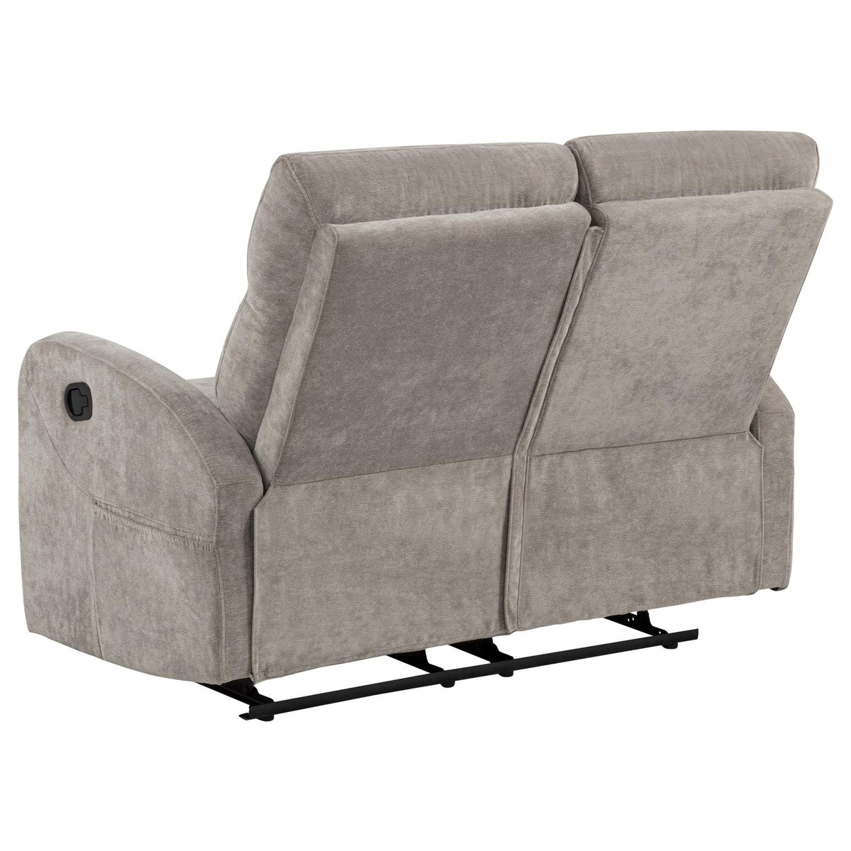 Hamilton Chenille Manual Reclining Loveseat Sand