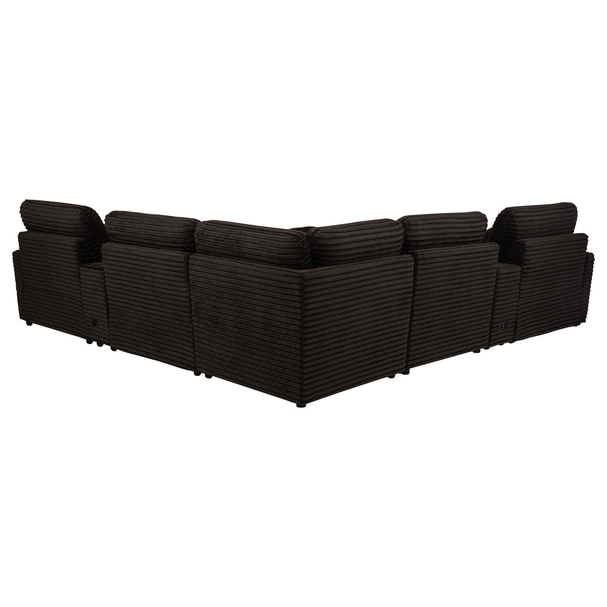 Collins 7-piece Modular Power Reclining Sectional Chocolate Brown