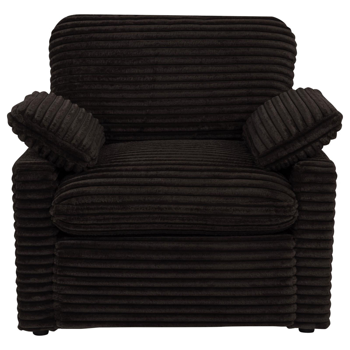 Collins Upholstered Power Recliner Chair Chocolate Brown