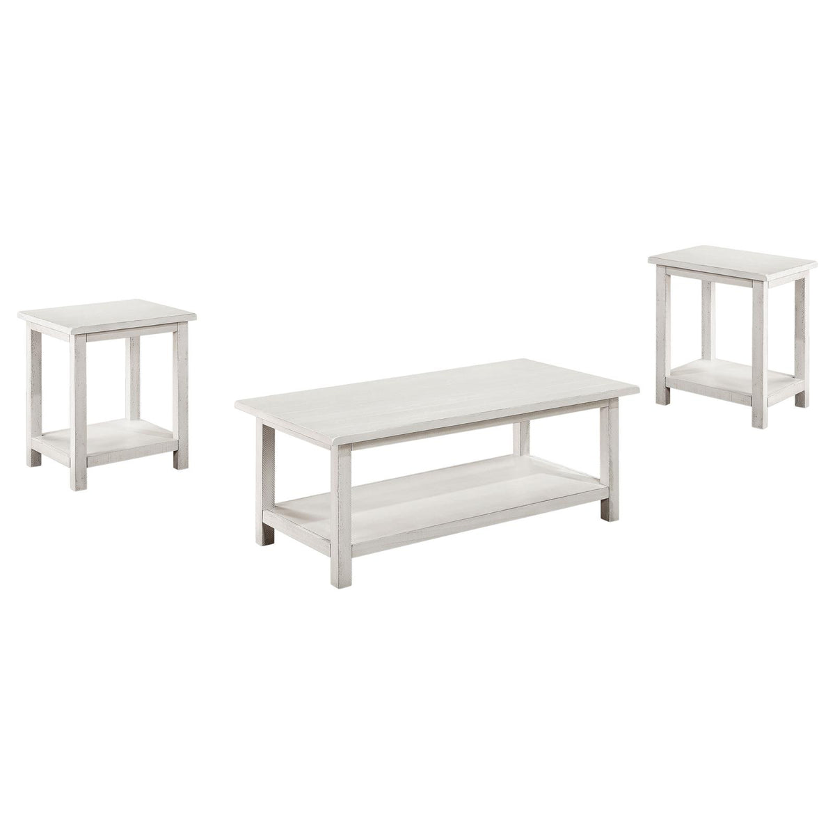 Payne Coffee and 1-drawer End Table Set White