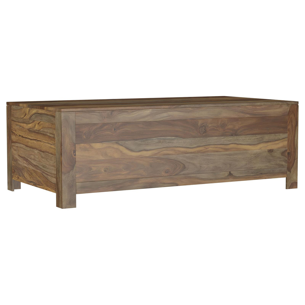 Esther 3-Piece Solid Sheesham Coffee and End Table Set Natural