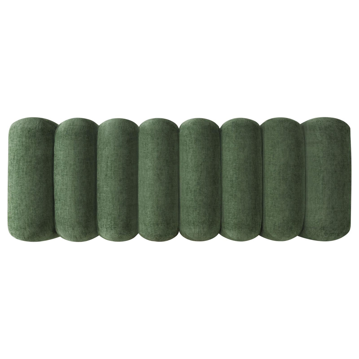 Summer Upholstered Channel Accent Bench Green