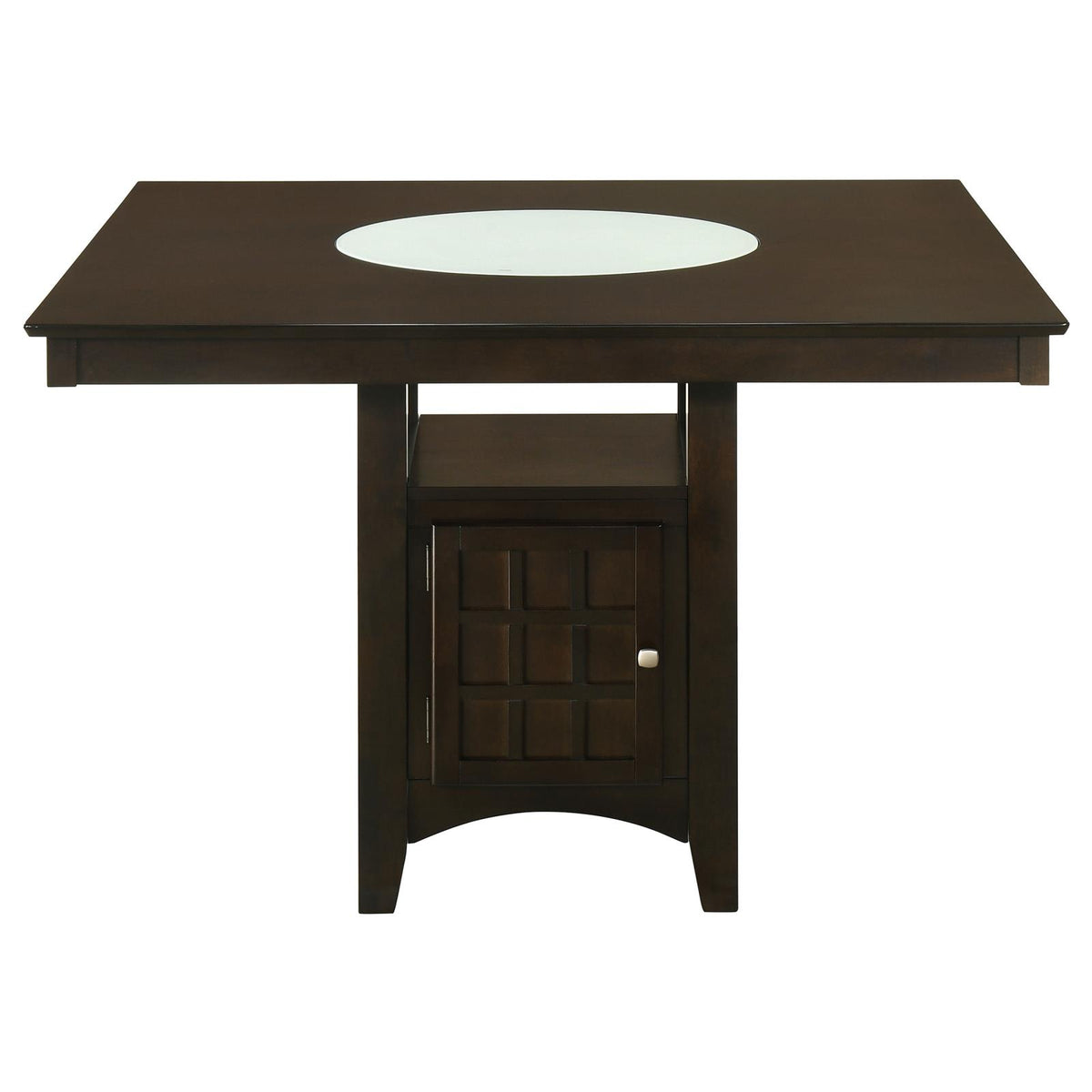 Gabriel 9-Piece Upholstered-Back Counter Height Dining Set Cappuccino