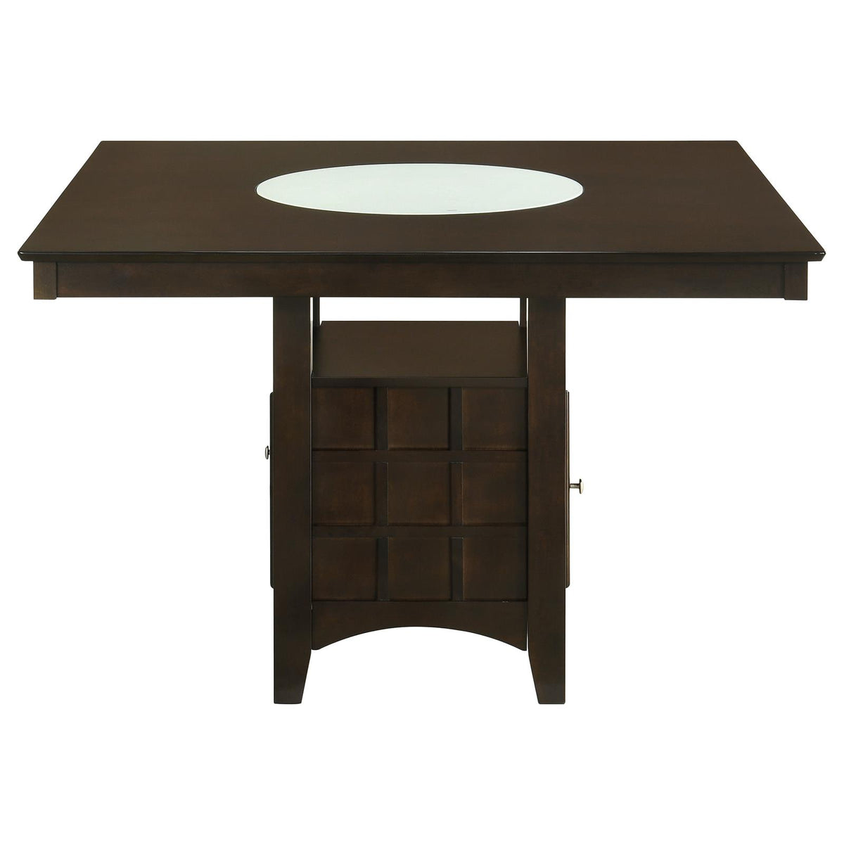 Gabriel 9-Piece Upholstered-Back Counter Height Dining Set Cappuccino