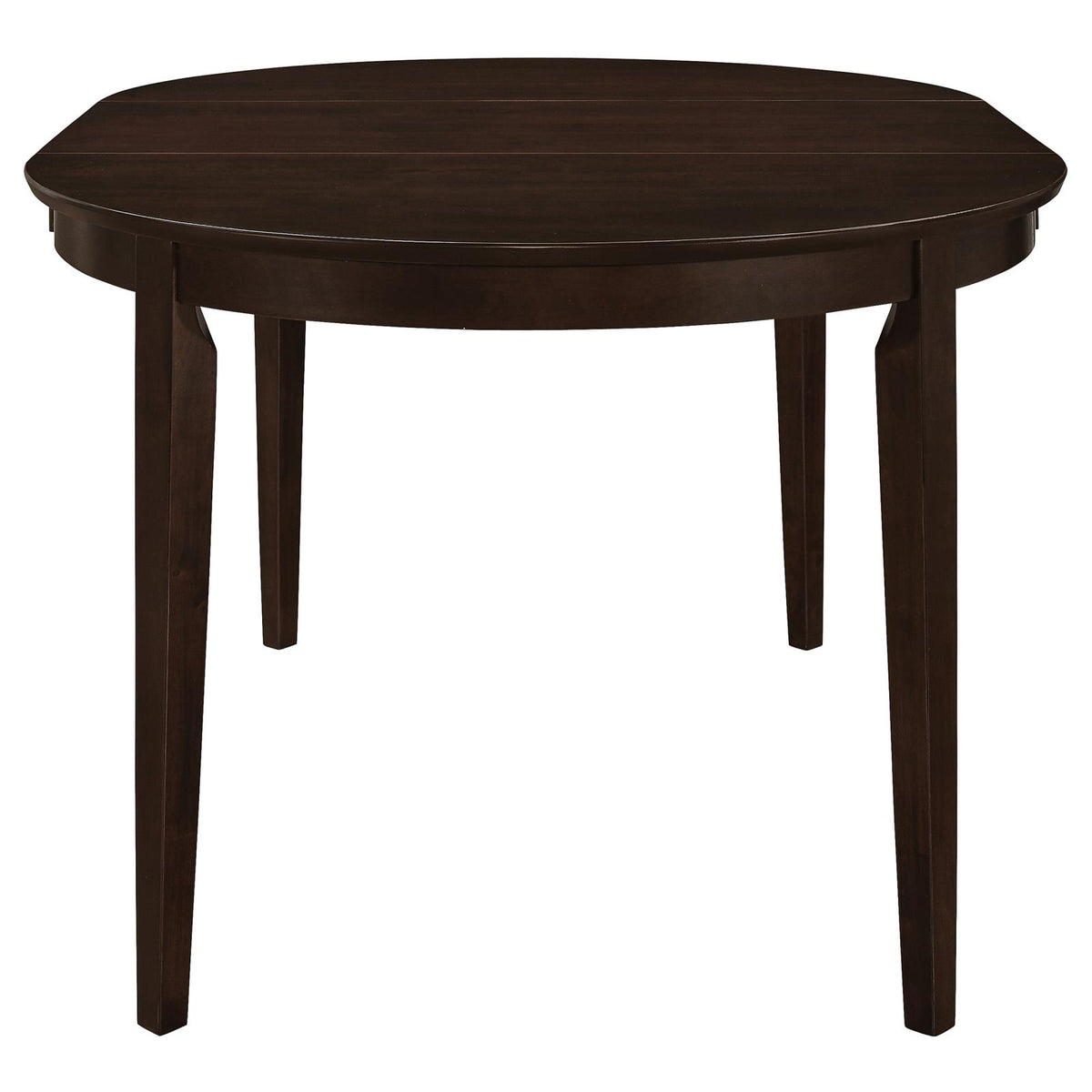 Gabriel 7-Piece Upholstered-Back Oval Extension Dining Set Cappuccino