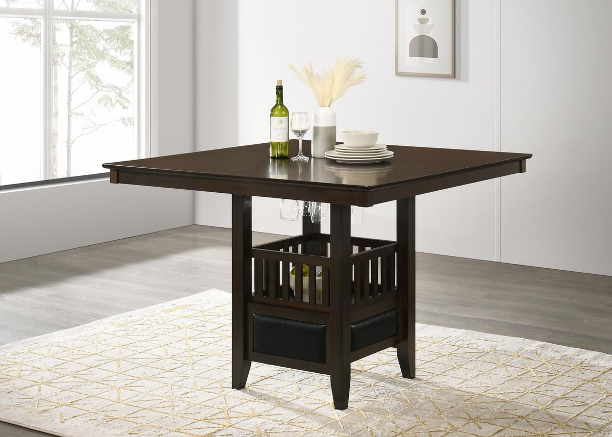 Jaden Square Counter Height Dining Set Espresso