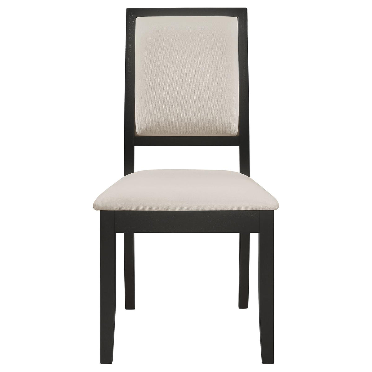 Louise Rectangular Extension Leaf Dining Set Black