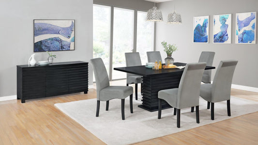Stanton Rectangular Dining Table Set Grey
