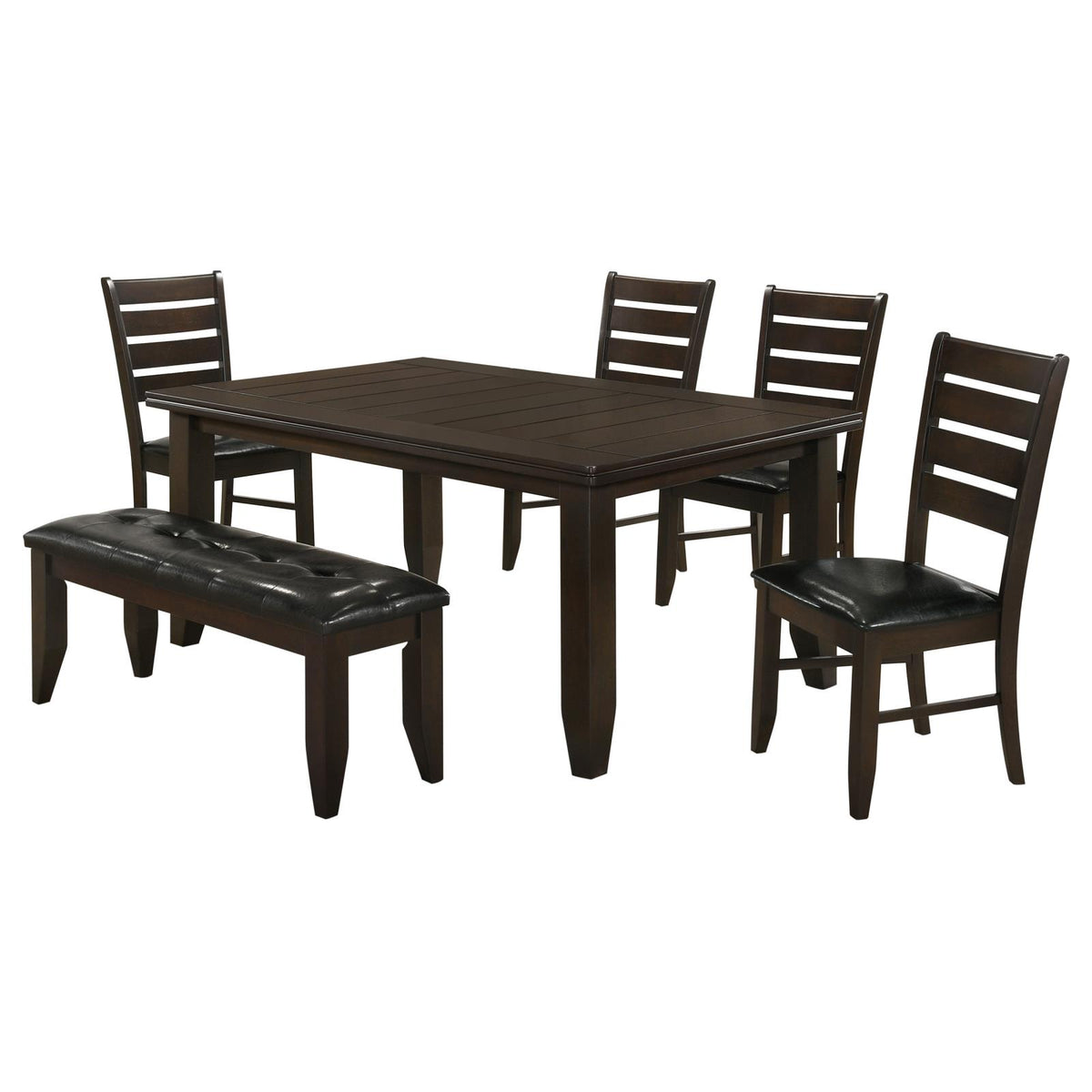 Dalila Rectangular Dining Table Set Cappuccino