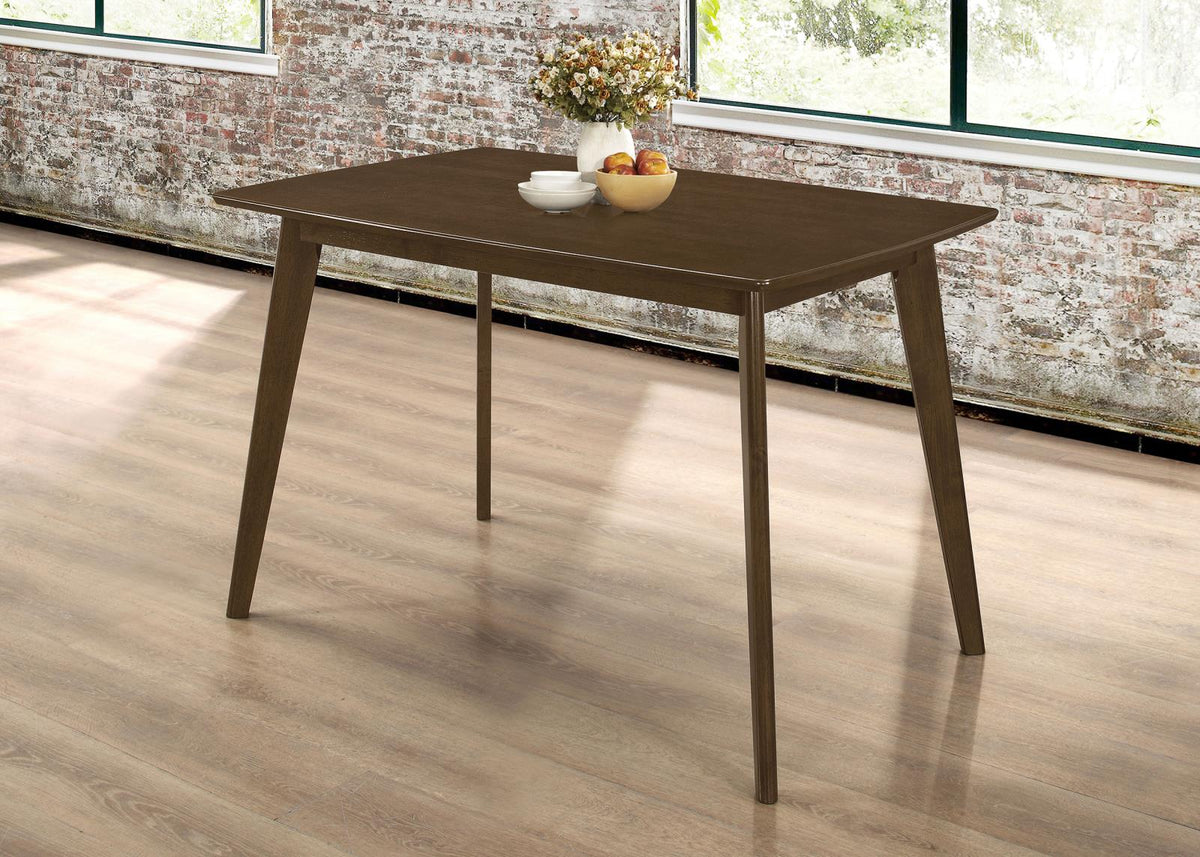 Kersey Rectangular Dining Table Set Chestnut