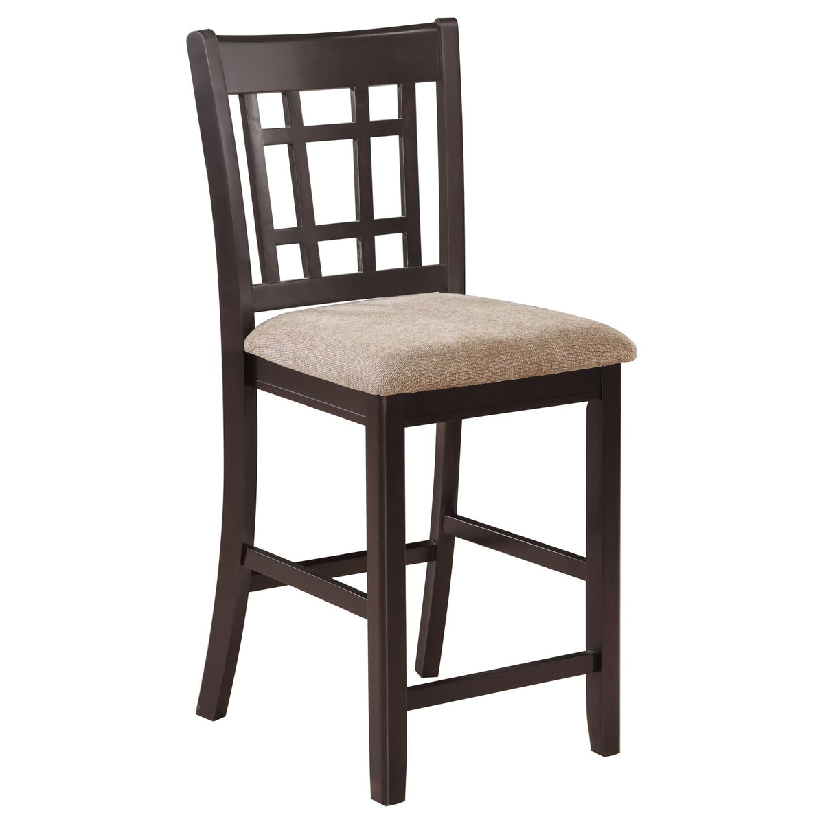 Lavon Oval Counter Height Extension Dining Set Light Chestnut