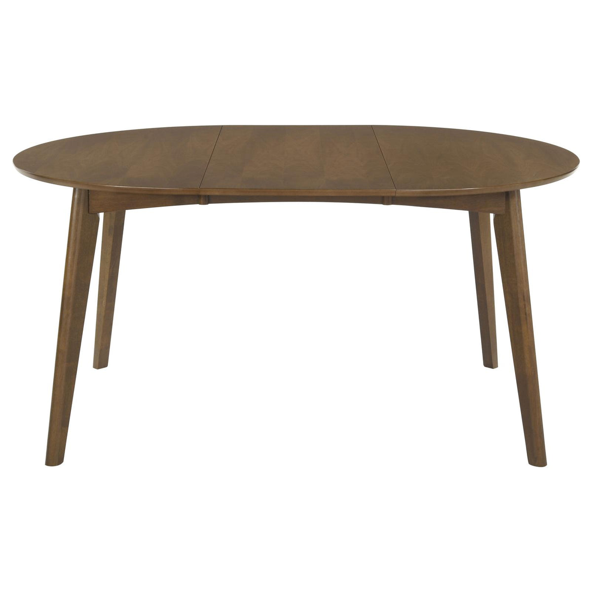 Jedda Oval Dining Table Set Dark Walnut