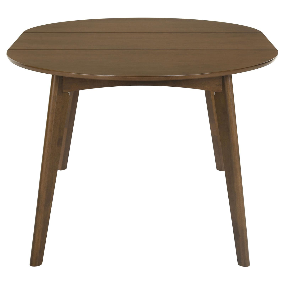 Jedda Oval Dining Table Set Dark Walnut