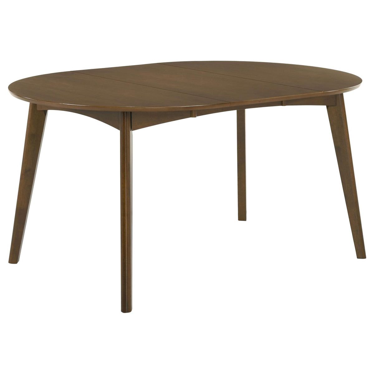 Jedda Oval Dining Table Set Dark Walnut