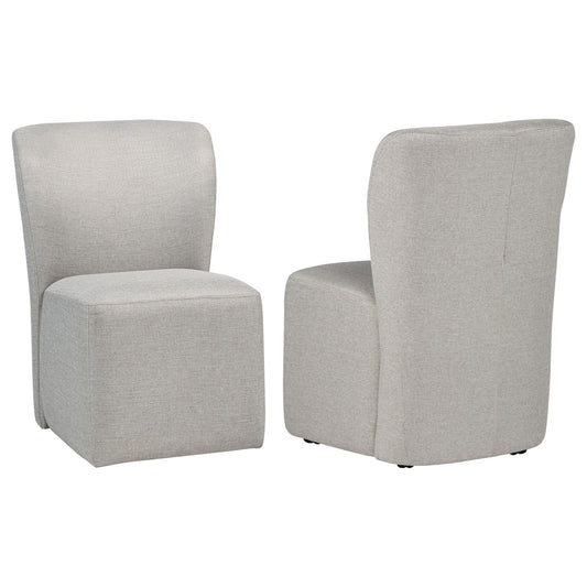 Jaelynn Upholstered Dining Side Chair Beige (Set of 2)