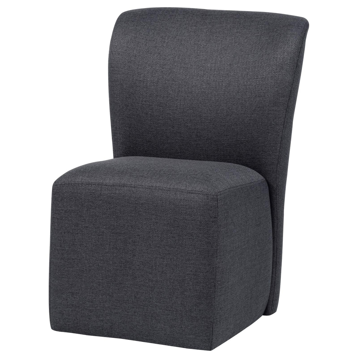 Jaelynn Upholstered Dining Side Chair Charcoal (Set of 2)