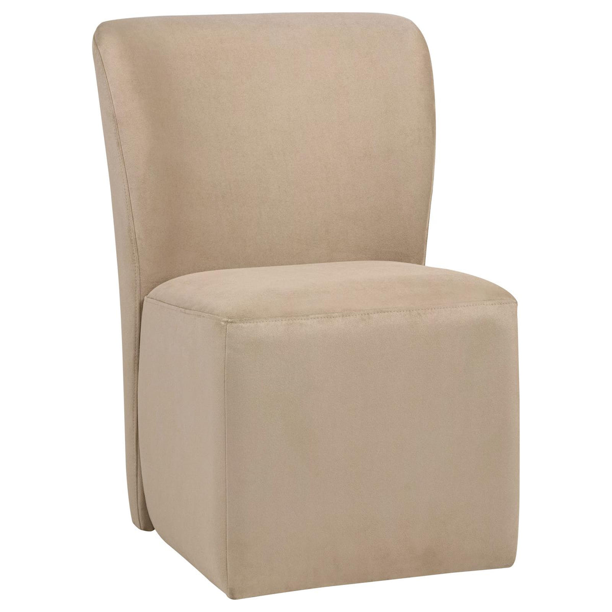 Jaelynn Upholstered Dining Side Chair Tan (Set of 2)