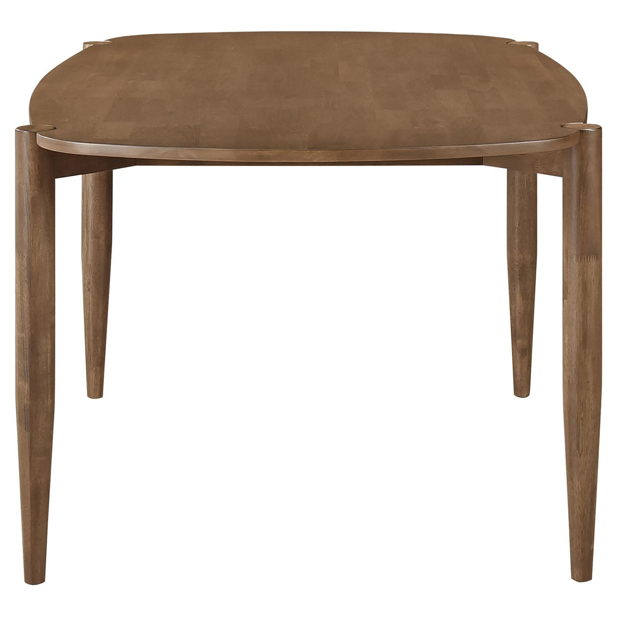 Dortch Oval Dining Set with Upholstered Chairs Walnut