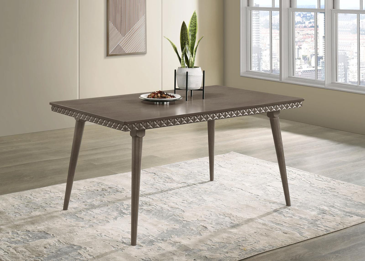 Onslow 59-inch Rectangular Dining Set Dark Brown