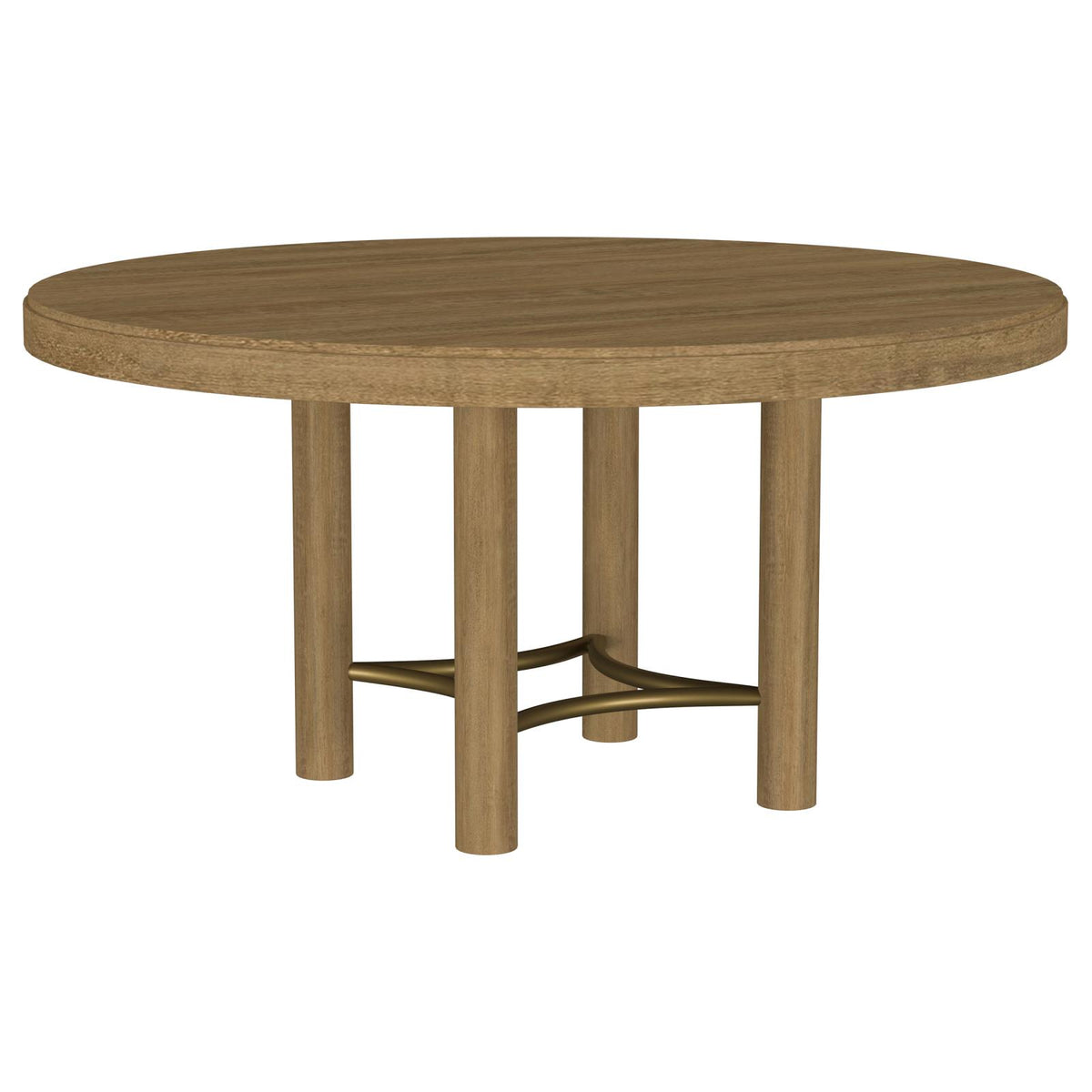 Arini Round Dining Table Set Sand Wash and Black
