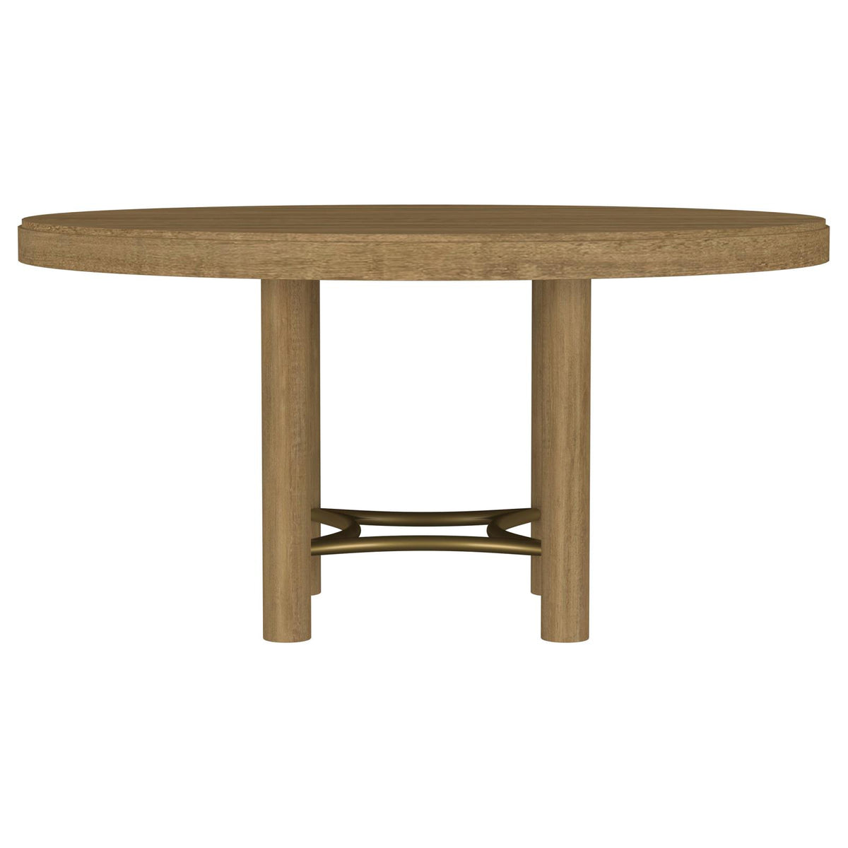 Arini Round Dining Table Set Sand Wash and Black