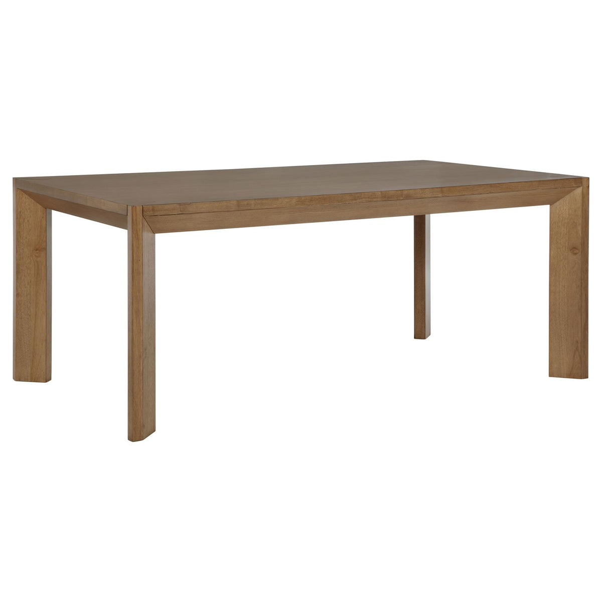 Bruner 72-inch Rectangular Dining Set Natural Brown