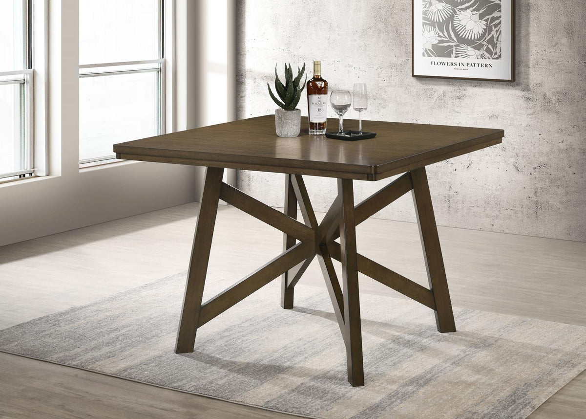 Canfield 47-inch Counter Height Dining Set Brown