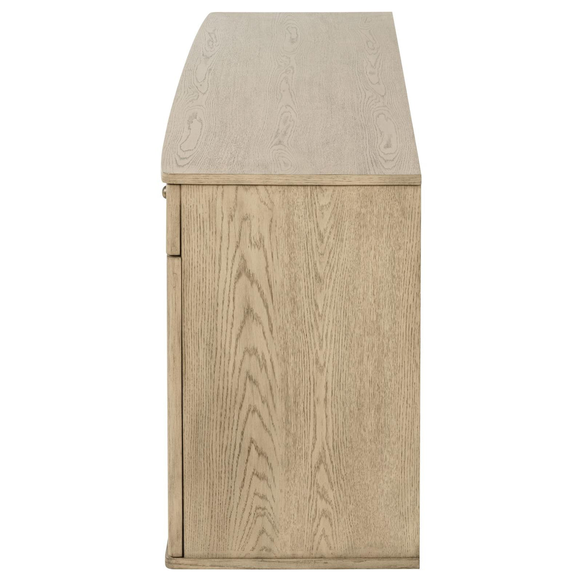 Kailani 4-door Cane Sideboard Buffet Cabinet Beige Oak