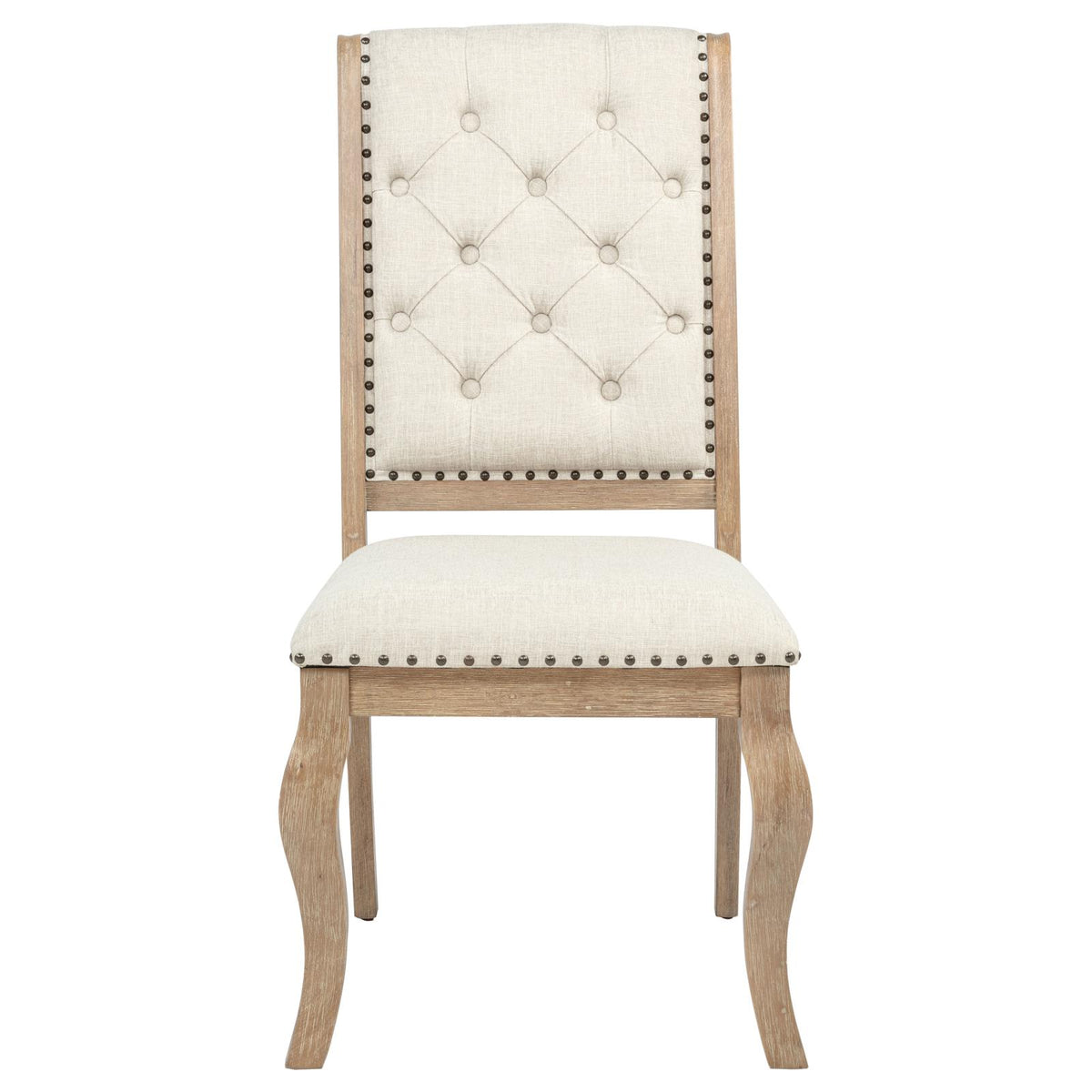 Brockway Upholstered Dining Chair Barley Brown (Set of 2)