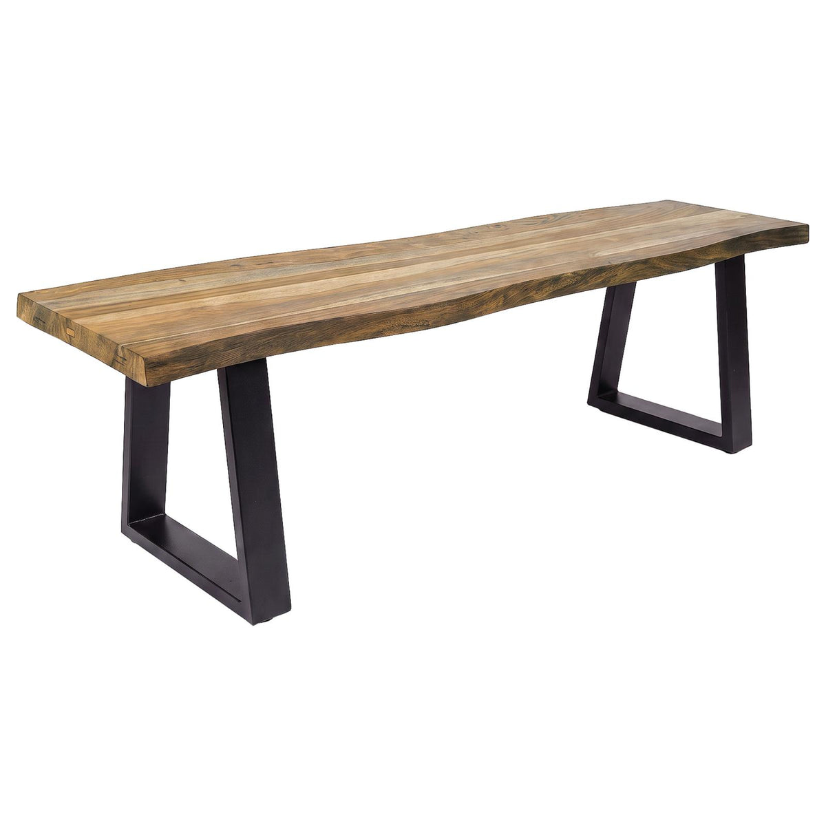 Selwyn Live Edge Solid Wood Dining Bench Light Sheesham