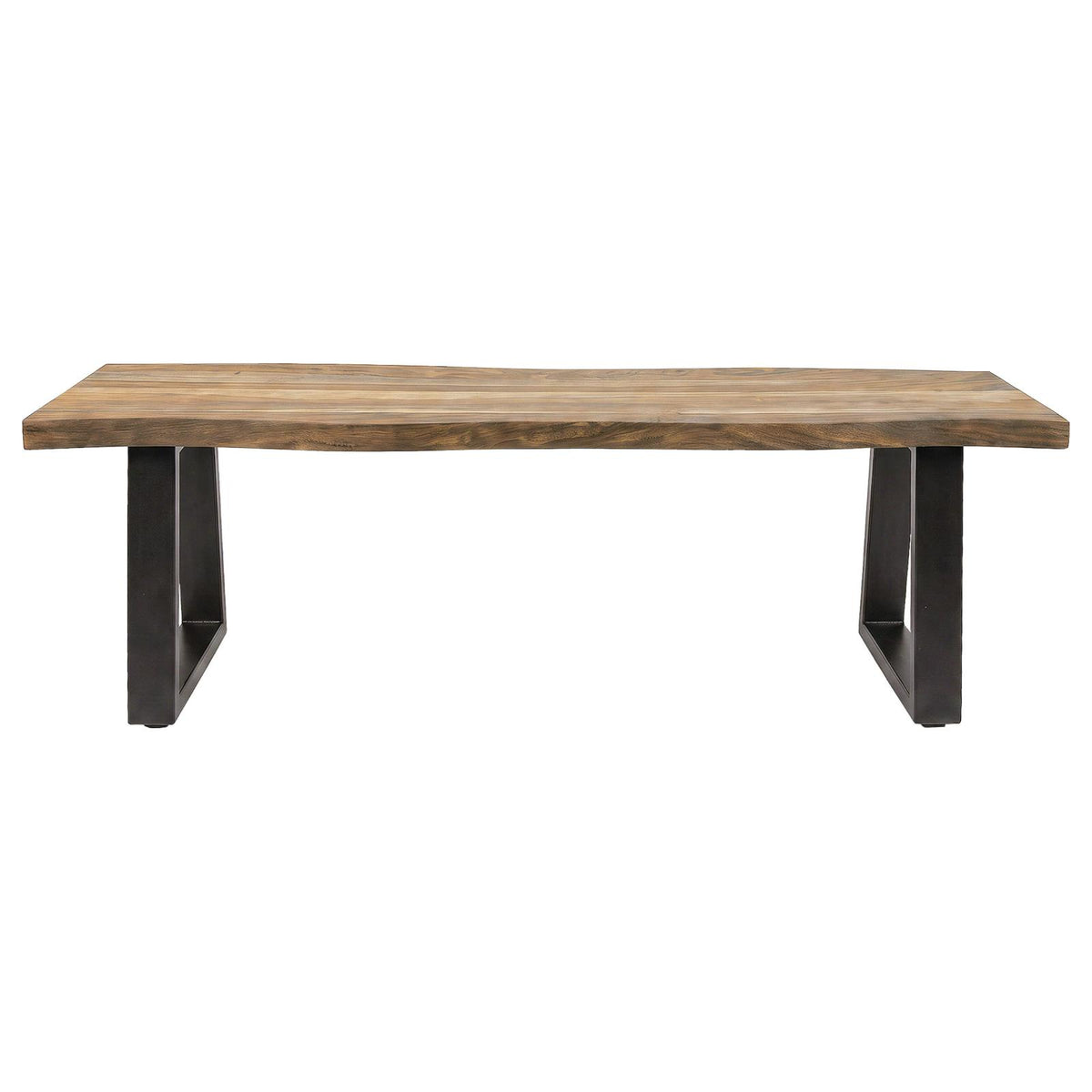 Selwyn Live Edge Solid Wood Dining Bench Light Sheesham
