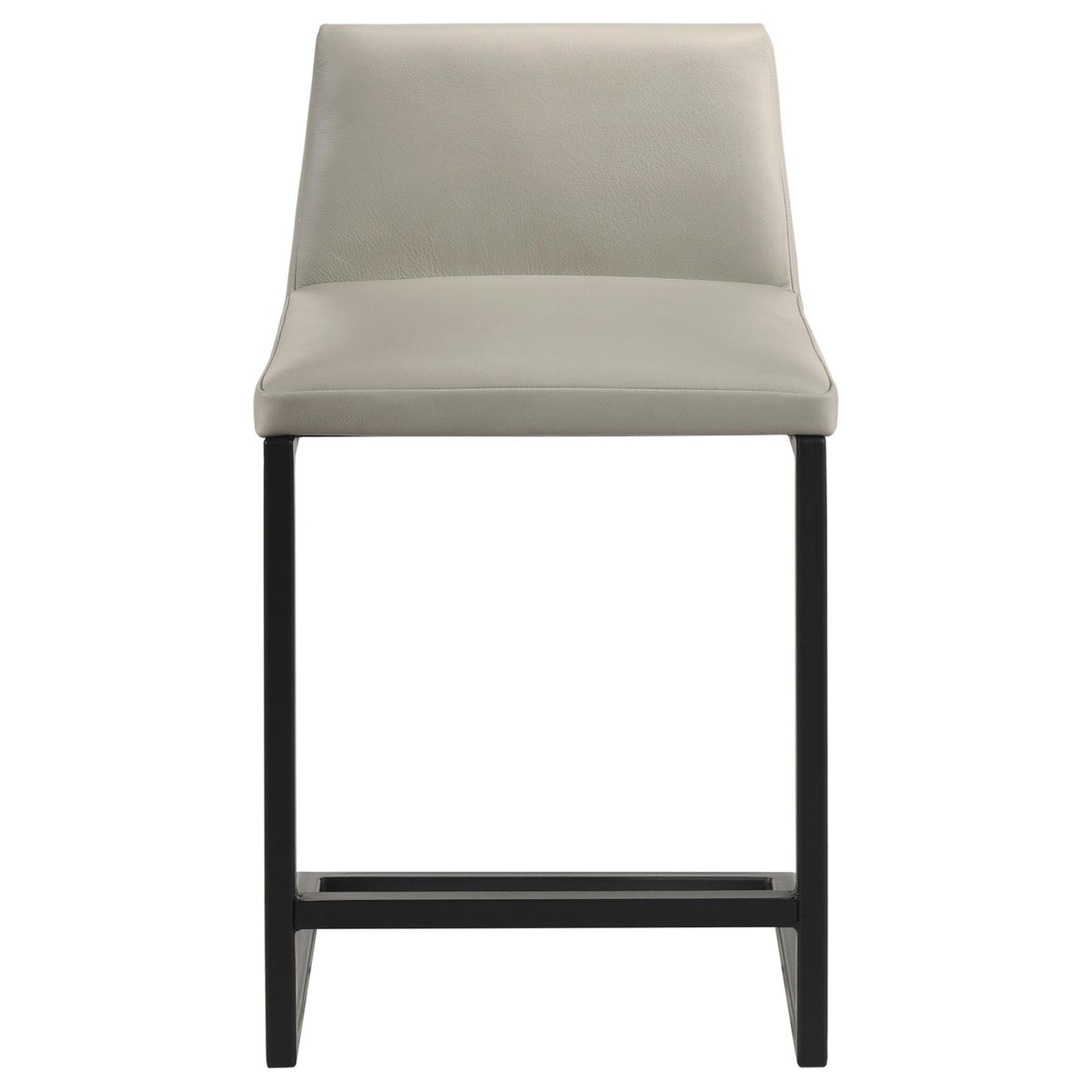 Vardon Genuine Leather Counter Height Chair Tan (Set of 2)