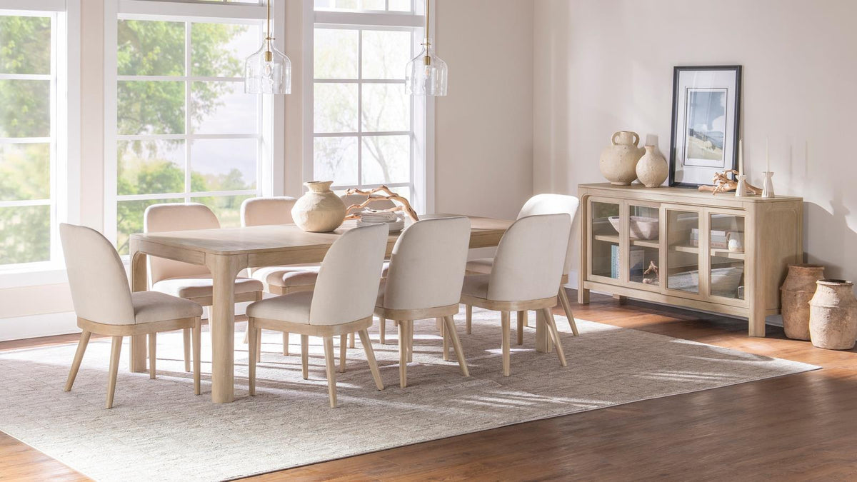 Solano Extension Table Dining Set Weathered Mango