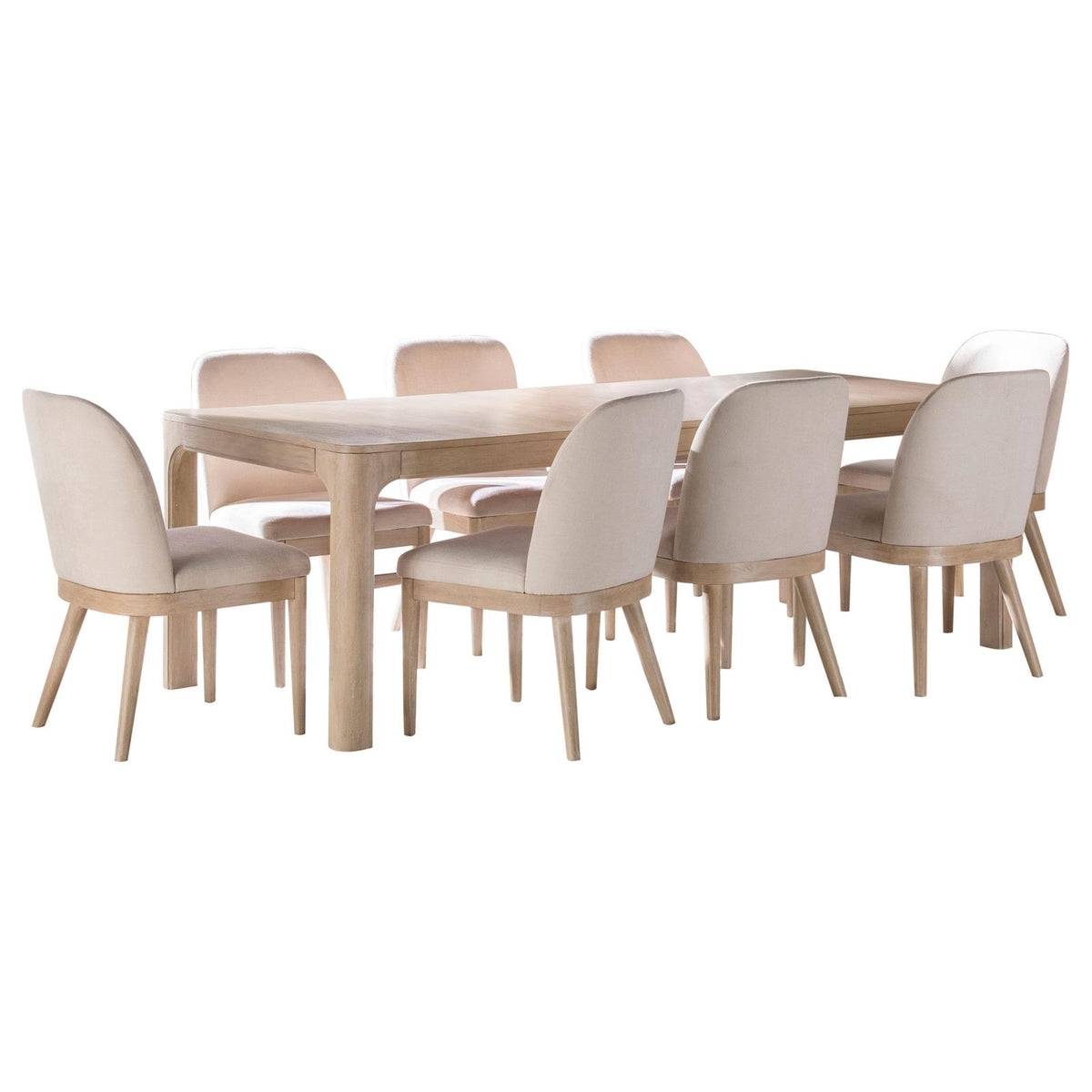 Solano Extension Table Dining Set Weathered Mango