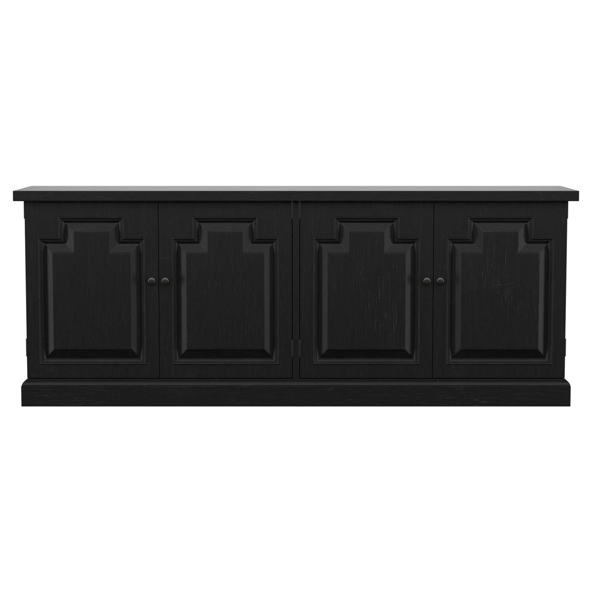 Florence 4-door Dining Sideboard Buffet Distressed Black