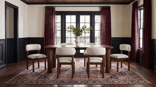 Faulkner 84-inch Extension Dining Set Cream