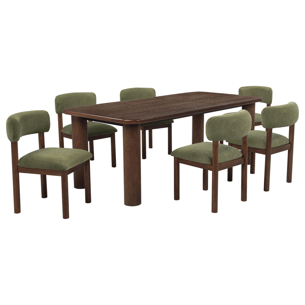 Faulkner 84-inch Extension Dining Set Cream