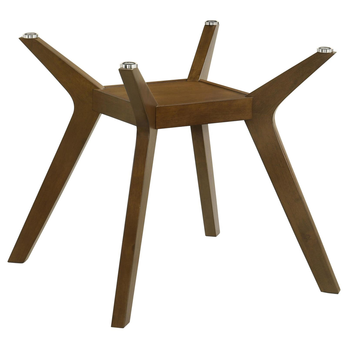 Paxton Round Glass Top Dining Table Set Brown