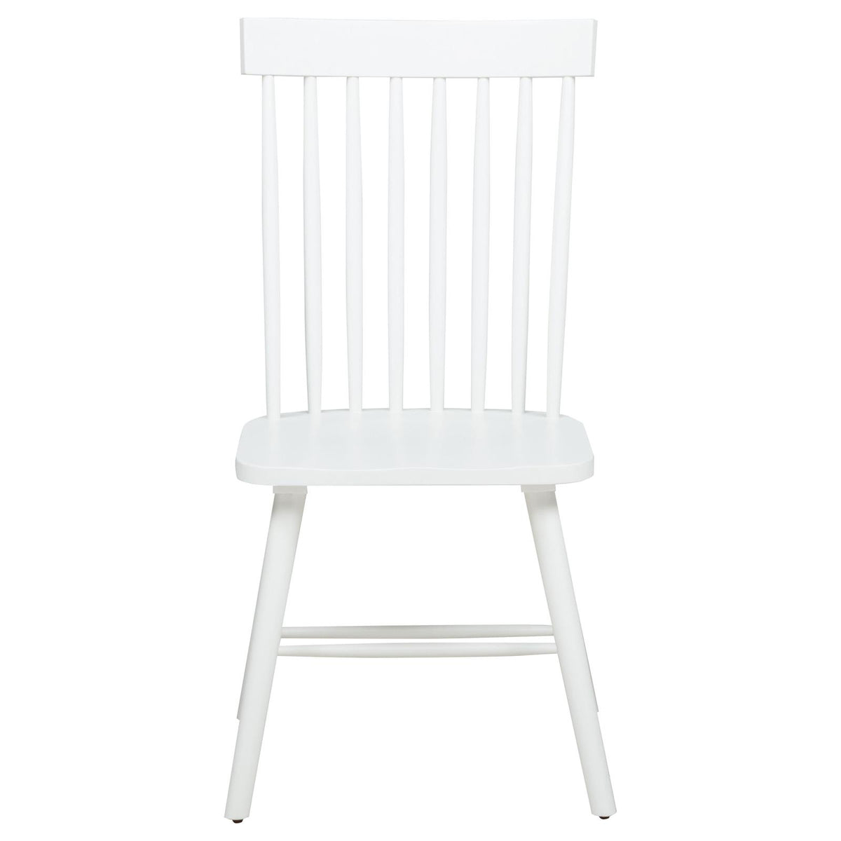 Andrews Windsor Spindle Back Dining Side Chair White (Set of 2)