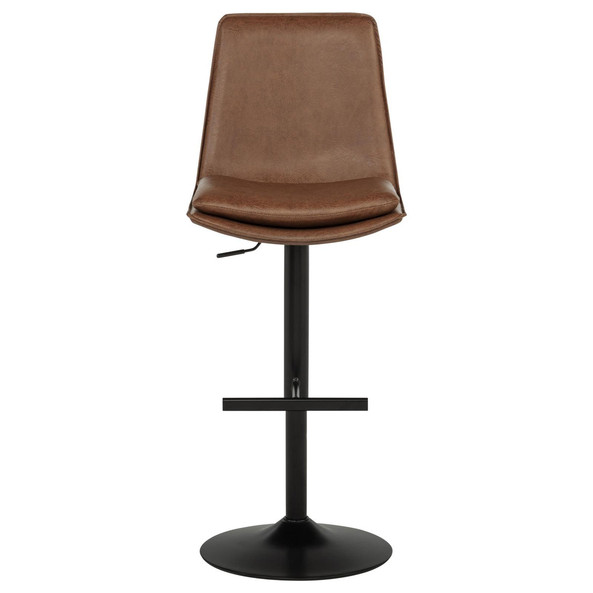 Eldridge Faux Leather Upholstered Adjustable Bar Stool Coffee