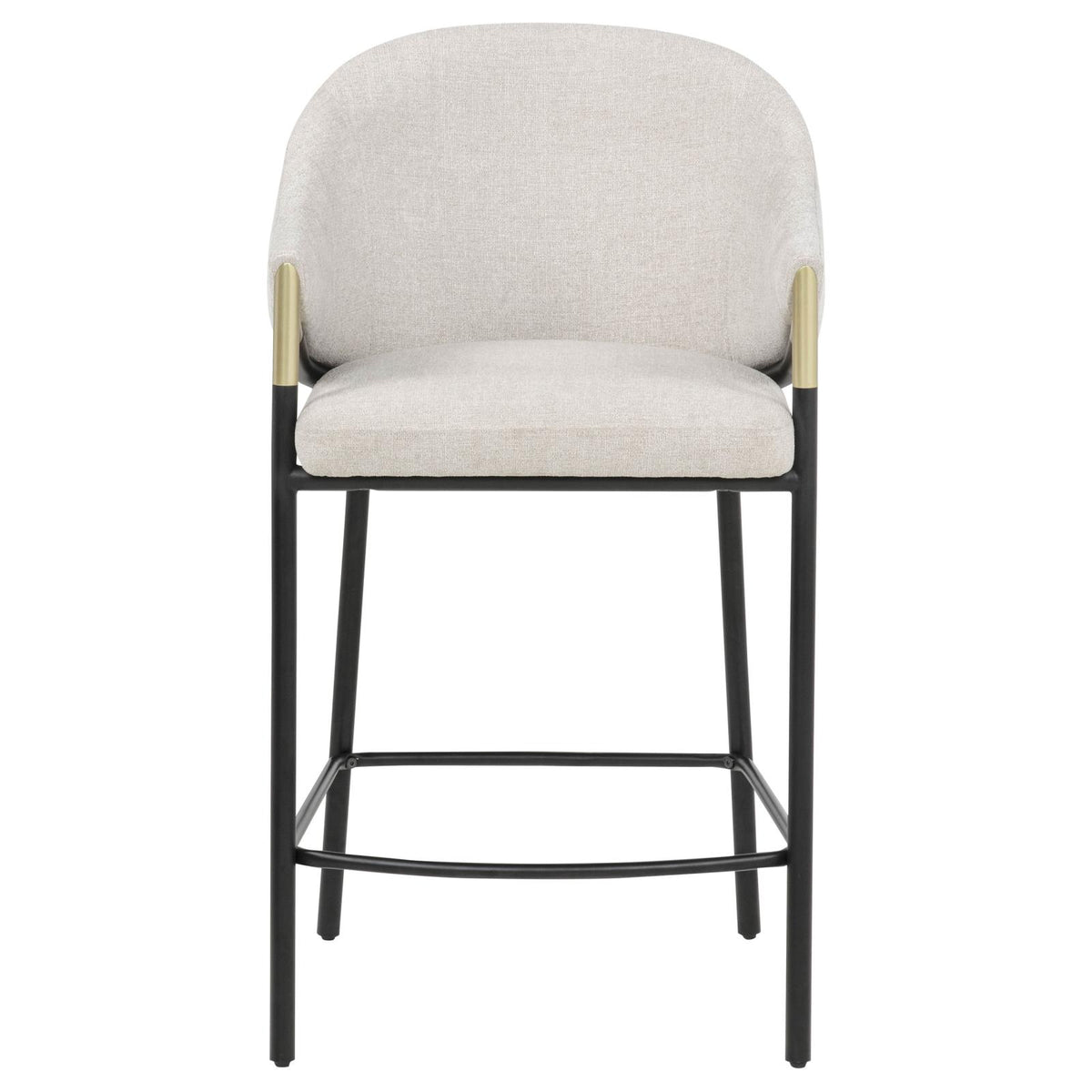 Chadwick Fabric Upholstered Counter Height Chair Beige (Set of 2)