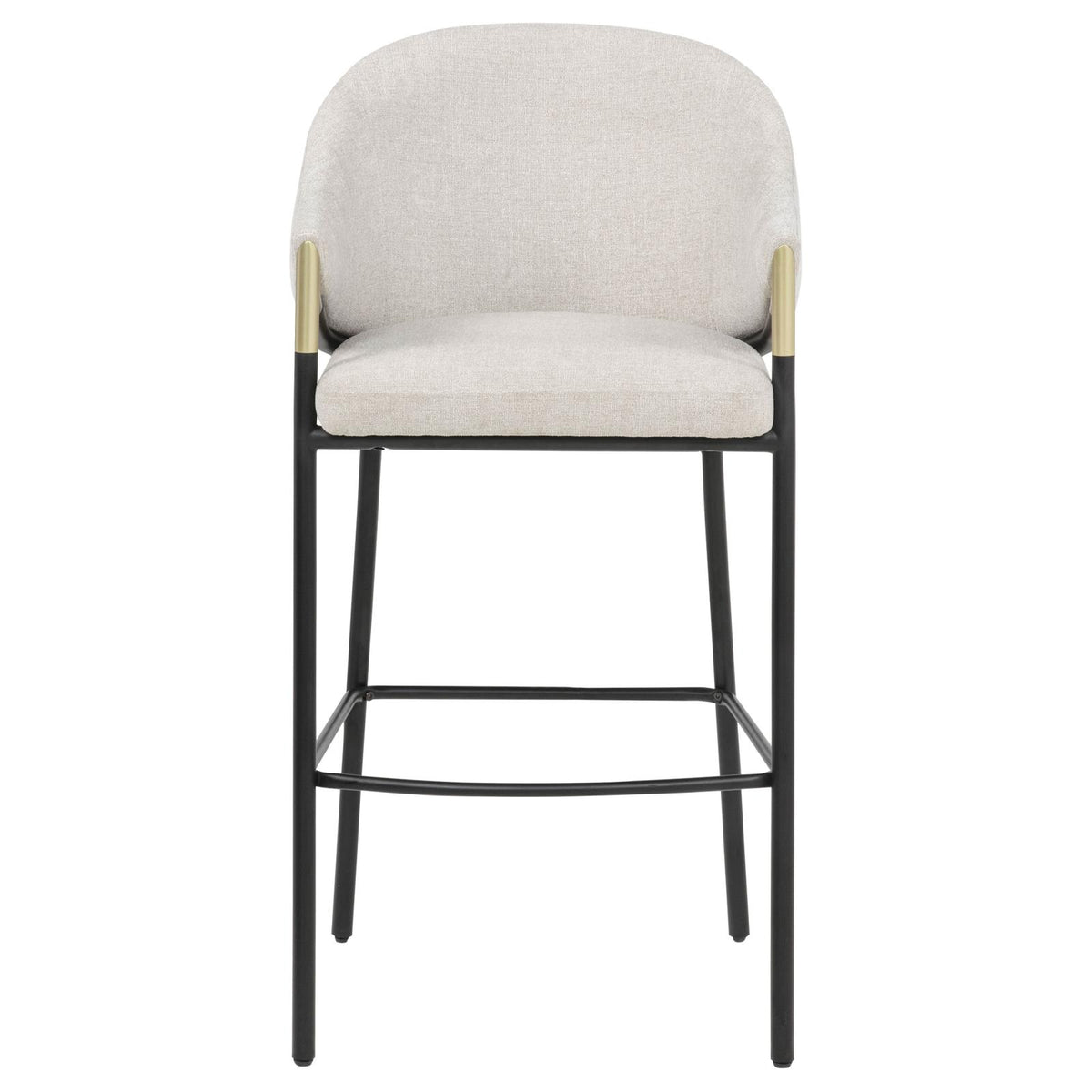 Chadwick Fabric Upholstered Bar Chair Beige (Set of 2)