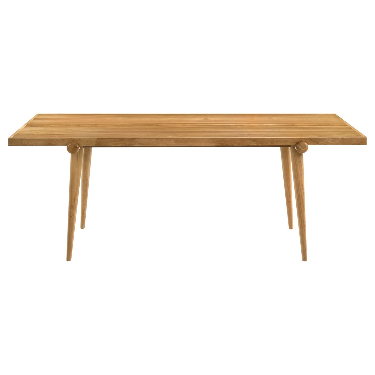 Fabra 79-inch Rectangular Dining Set Honey Wheat