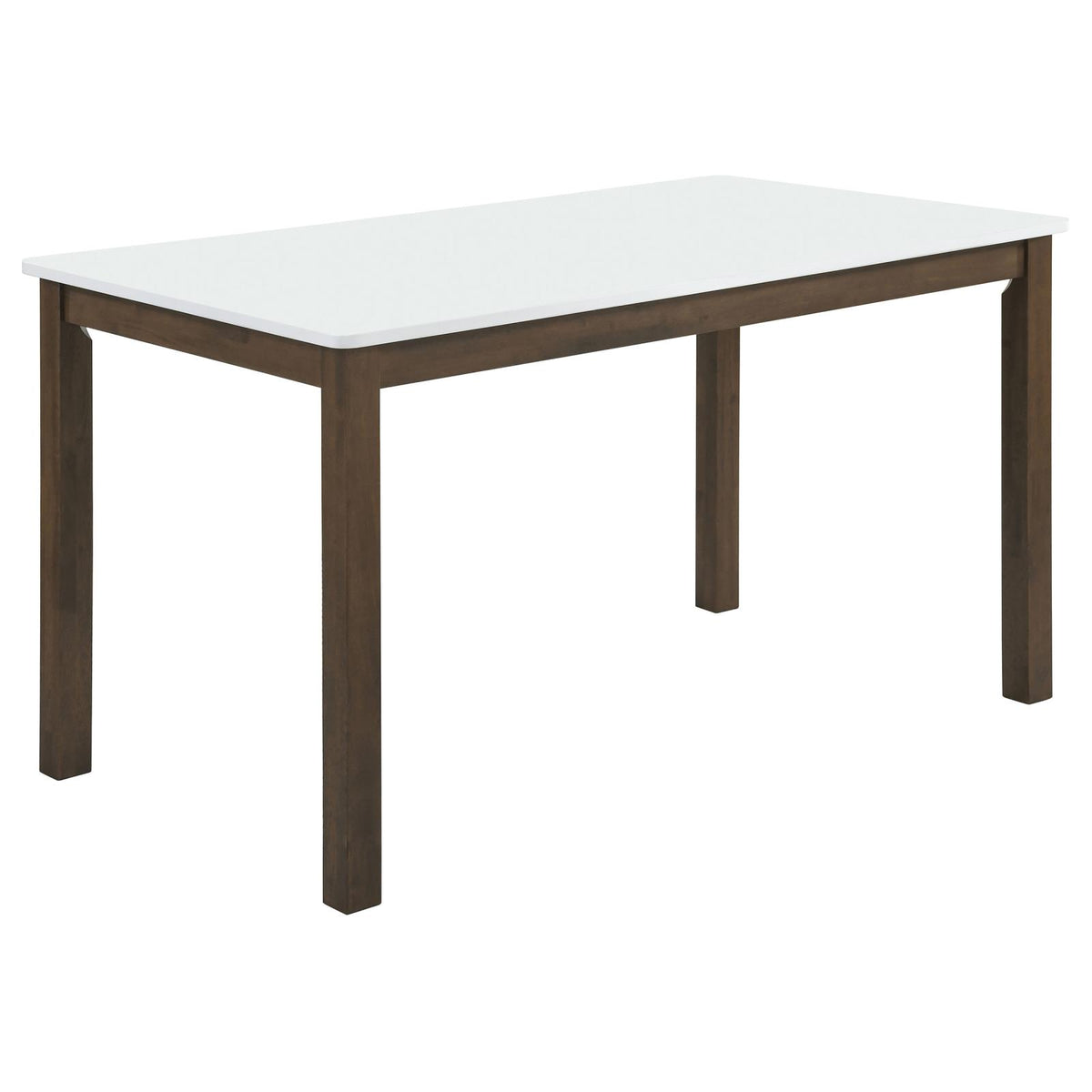 Merrin 55-inch Rectangular Dining Set Off White and Walnut