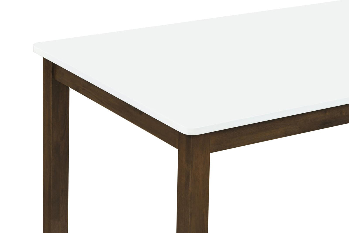 Merrin 55-inch Rectangular Dining Set Off White and Walnut