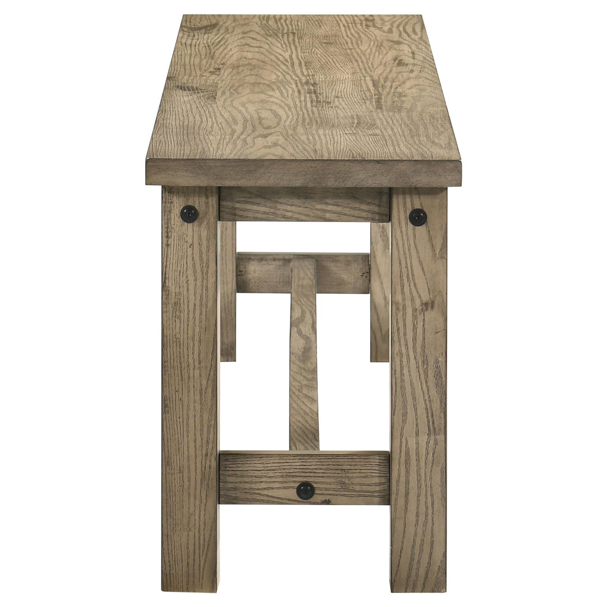 Cardova 51-inch Solid Wood Dining Bench Vineyard Oak