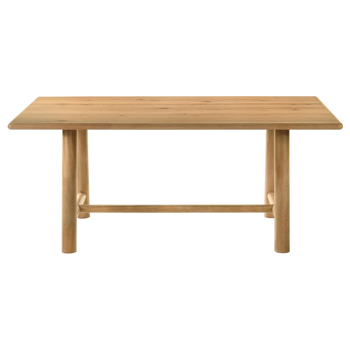 Duncan Rectangular Wood Dining Table Set Washed Oak