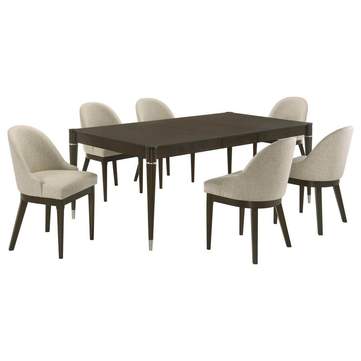 Reseda Dining Set With Sideboard Ash Brown
